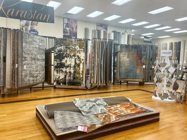 area rugs showroom